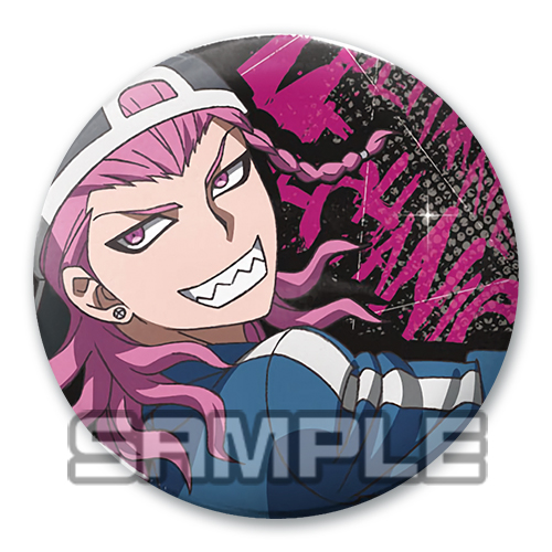 JOn the bullet 3 animation comic H style circular periphery badge Badge quadratic element diameter 58mm Baji