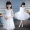 Quần áo trẻ em cô gái váy váy bé trai lớn nơ trắng trang phục trẻ em mùa hè công chúa váy - Váy
