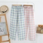 Mùa xuân, mùa hè và mùa thu mới đồ ngủ nữ quần đan Nhật Bản bông nhà quần cotton gạc đôi quần lỏng lẻo quần áo công sở nữ