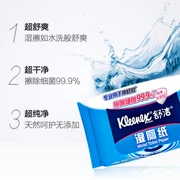 Shu Jie giấy vệ sinh ướt 40 miếng 10 gói Giấy vệ sinh chất lỏng chuyên nghiệp Khăn lau vệ sinh Làm sạch giấy - Sản phẩm giấy / Khăn giấy ướt