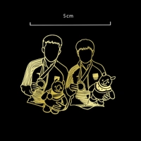 Wang Chuqin Sun Yingsha Cartoon H Type