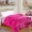 Chăn mềm Fale sanding cộng với nhung cashmere chăn đơn mảnh ấm áp mùa thu và mùa đông ngắn sang trọng màu hồng đơn giản - Quilt Covers