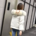 Dịch vụ bánh mì Ins ngắn nữ 2018 mùa đông mới Hàn Quốc phiên bản áo khoác cotton dày sang trọng áo khoác cotton sinh viên thủy triều - Bông áo phao đen nữ Bông