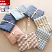 Nhật Bản- phong cách rửa bông bông kẻ sọc tờ duy nhất mảnh không- in bông Tân Cương bông giường bao gồm giường giường đôi duy nhất