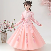 Ханьфу, весеннее платье, осенняя юбка на девочку, китайский стиль