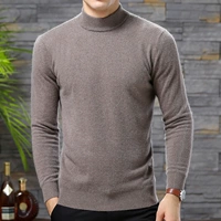 Chống mùa giải phóng mặt bằng Ordos thành phố mùa đông nam cashmere áo len dày 100% tinh khiết cashmere nửa cao cổ áo mã bị hỏng áo len quần áo giữ nhiệt nam