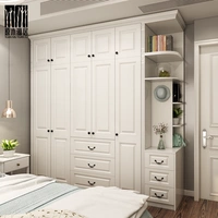 Mỹ Continental cửa phòng ngủ toàn bộ tủ quần áo tùy chỉnh trượt cửa tủ quần áo cloakroom gỗ tùy chỉnh rắn nhà tùy chỉnh đầy đủ - Buồng tủ quần áo gỗ