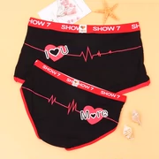 Vài đồ lót sợi tre nam boxer của phụ nữ tam giác sexy phù hợp với dễ thương Valentine món quà Ngày hộp quà tặng
