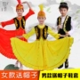 Trẻ em Tân Cương Dân tộc thiểu số Trang phục biểu diễn Uygur Biểu diễn thiếu nhi Trang phục cho bé trai Ấn Độ thời trang trẻ em