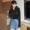 Phụ nữ mùa thu 2018 mới phiên bản Hàn Quốc của áo sơ mi bó sát retro bó sát Áo sơ mi dài tay mỏng phần áo len mỏng áo lên
