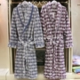 Giấc mơ đẹp 2018 mùa đông dày dày flannel áo choàng nam nhung nhung đồ ngủ nam phục vụ nhà áo choàng tắm pijama nam