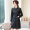 2019 thu đông mới Áo khoác da nữ Hained Slim phiên bản Hàn Quốc của đoạn văn dài áo choàng hoang dã giản dị - Quần áo da