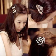 Hàn quốc cái mũ nữ rhinestone tóc kẹp kẹp tóc clip bangs clip Hàn Quốc clip lady phụ kiện tóc giống thú mỏ vịt clip dành cho người lớn