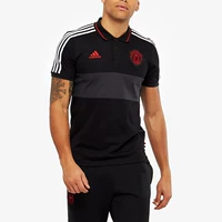 Adidas Manchester United 18-19 cầu thủ bóng đá áo thun ngắn tay người hâm mộ áo sơ mi POLO DP2318 - Áo polo thể thao 1áo polo nữ trắng