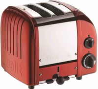 Dualit 2 Slice Classic Toaster, Apple Candy Red Du