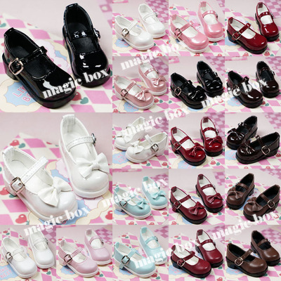 taobao agent Three Four Six Six BJD Baby Shoes 4 points and 6 points Doll shoes bear eggs 1/6 card meat MDD soo 1/4 with buckle high heels
