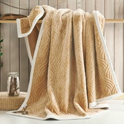 Dày chống tĩnh dày hai lớp chăn giản dị flannel chăn ấm chăn sang trọng chăn
