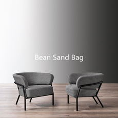 Стул 豆沙包nanì small armchair de meridiani样板房酒店别墅休闲椅