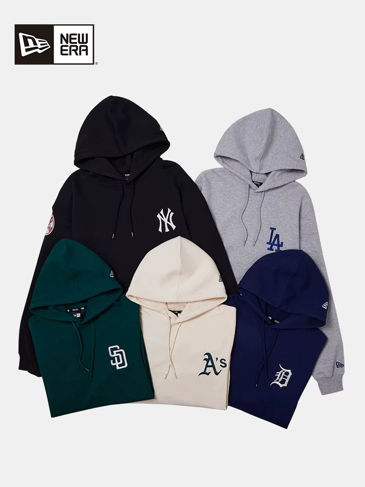 [New Era 纽亦华国内代购24春款MLB男女连帽卫衣14179205 14179206]