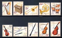 Музыкальные инструменты, маленькие барабаны, пианино, японские марки, 2018 года
