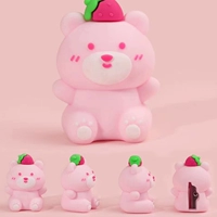 Вайонный клубничный медведь-розовый