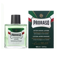 Ý nhập khẩu Proraso Palazzo bạch đàn bạc hà sau cạo râu chăm sóc nam giới 100ml dầu gội mọc tóc cho nam