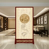 Новый китайский стиль домашний экран перегородка гостиная крыльца современная минималистская ткань.