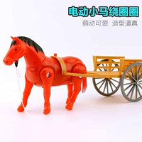 Электрическая реалистичная игрушка, крутящаяся пони для мальчиков