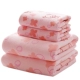 Розовый комплект, банное полотенце