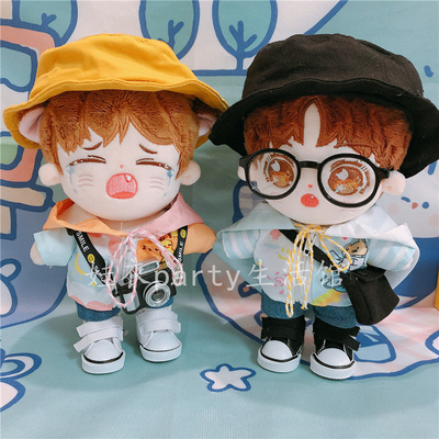 taobao agent Summer set with zipper, cotton sweatshirt, doll, clothing, footwear