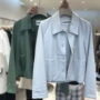 Phiên bản hàn quốc xuân hè 2019 đầu thu mới thời trang áo khoác mới hoang dã phong cách Hong Kong áo khoác da ngắn tay nữ thủy triều - Quần áo da áo da báo
