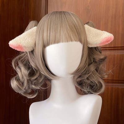 taobao agent Plush hair accessory, headband, hairgrip, Lolita style, cosplay
