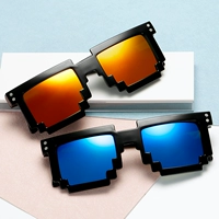 Мозаика, светоотражающие универсальные модные трендовые солнцезащитные очки подходит для мужчин и женщин, новая коллекция