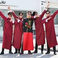 Семейные жениха с арендами, братья китайские платья с забавными костюмами танга