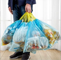 Портативный мусорный мешок домашнего использования, большая пластиковая кухня, на шнурках, увеличенная толщина