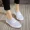Mùa xuân mới cũ Bắc Kinh giày vải giày của phụ nữ giày phẳng miệng duy nhất nông miệng một bàn đạp một giản dị giày mẹ giày làm việc áo công sở đẹp