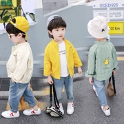 Áo khoác ngoài cho bé trai 2019 áo khoác mùa xuân và mùa thu Phiên bản Hàn Quốc của bộ quần áo mùa thu mỏng 4 gas ngoại 2 giải trí 3-5 tuổi trẻ em 6 áo khoác trẻ em - Áo khoác