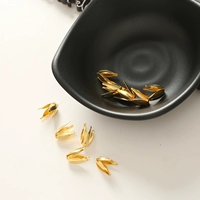 Золотое украшение-шарик, 10mm, 20 шт, 6mm