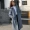 Mùa thu và mùa đông Phụ nữ phiên bản Hàn Quốc của phần dài dày retro trên áo len đầu gối lỏng lẻo Áo khoác len gió Hepburn