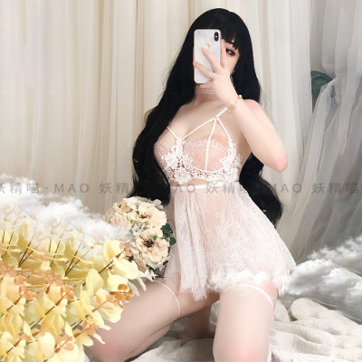 妖精喵:裙下之臣 白色公主刺绣镂空透视内衣性感制服诱惑短裙-淘宝网 妖精喵:裙下之臣 白色公主刺绣镂空透视内衣性感制服诱惑短裙-淘宝网