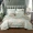 Bộ đồ giường phong cách châu Âu và Mỹ gồm bốn bộ bộ đồ giường bằng vải satin satin 1.8m bộ sáu bộ đồ giường cưới - Bộ đồ giường bốn mảnh