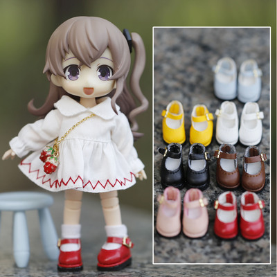 taobao agent OB11 baby shoes versatile basic type ymy 12 points molly ufdol bjd Japanese small leather shoes