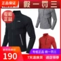 2018 mới đặc biệt chính hãng Li Ning đào tạo loạt áo len nam không mũ len AWDN359-1-2-3-4 - Thể thao lông cừu / jumper áo thun dài tay nam mùa đông