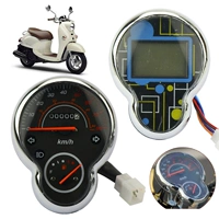 công tơ mét xe máy Xe Trượt Scooter Xe Điện Ít Vua Rùa Nhạc Cụ Hộp Cơ Khí Xe Máy Điện 60V LCD LED Đồng Hồ Đo Xe Máy Máy Tính đồng hồ đo vôn xe máy dây đồng hồ xe wave