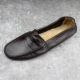 Giày Nam 2023 Phong Cách Mùa Xuân Giày Beanie Nam Da Thật Phiên Bản Hàn Quốc Giày Lười Slip-on Giày Lười Thoáng Khí Lái Xe Hợp Thời Trang