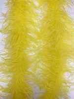 3 слоя желтой зашифрованной полоски для волос с страусом