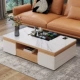 bàn gỗ giá rẻ Bàn phòng khách có khay đựng trà đa năng thông minh, Bàn trà mặt đá kết hợp tủ bàn sofa hiện đại