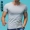 Mùi màu rắn cotton ngắn tay nam T-shirt thủy triều Slim V-cổ vest mùa hè size lớn