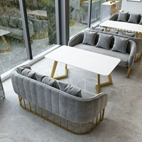 Скандинавский диван для двоих для отдыха, сетка для волос, одежда, чай с молоком, простой и элегантный дизайн, популярно в интернете