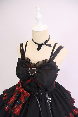 taobao agent Alice girl original innovation lolita hot girl metal buckle bow neck decoration neck chain